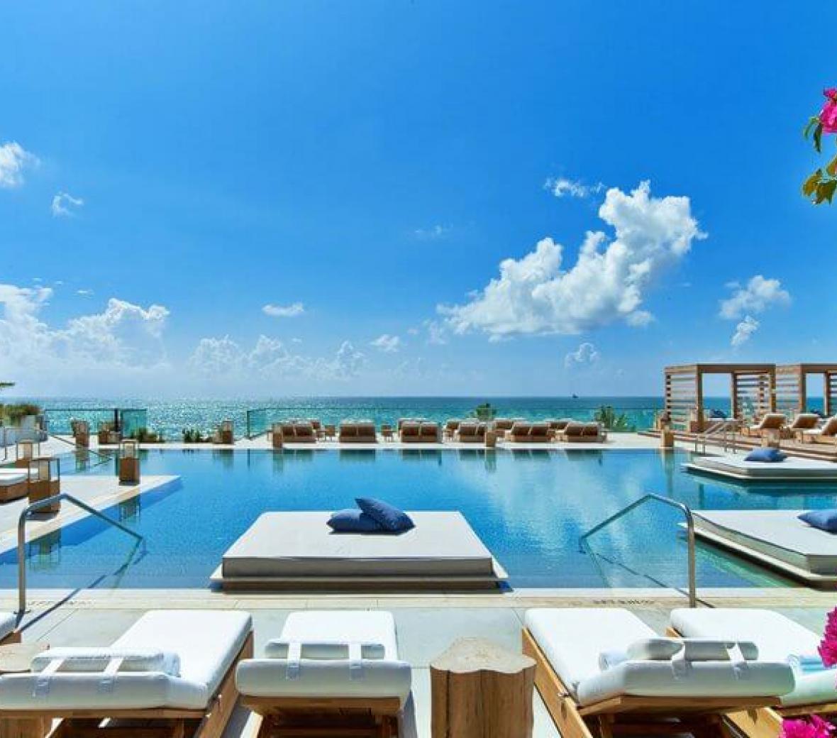 Pool at 1 Hotel South Beach