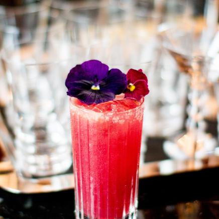 pink cocktail